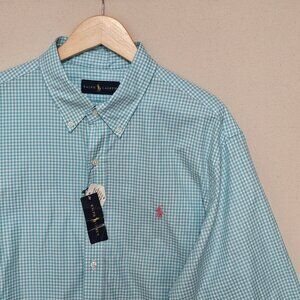 NWT Ralph Lauren Button Down XL